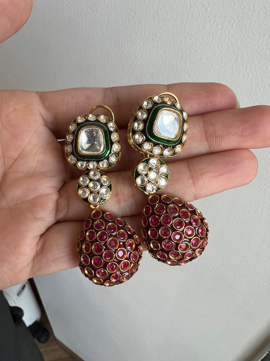 Ruby reign earring