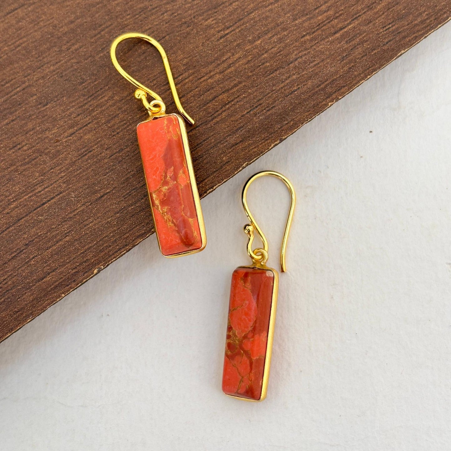 Everyday stone earrings