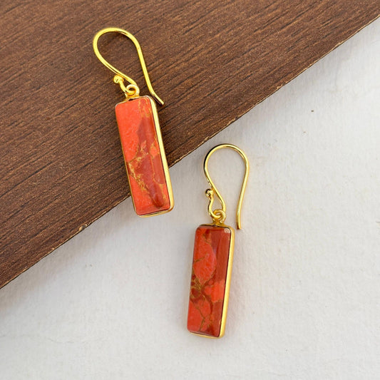 Everyday stone earrings