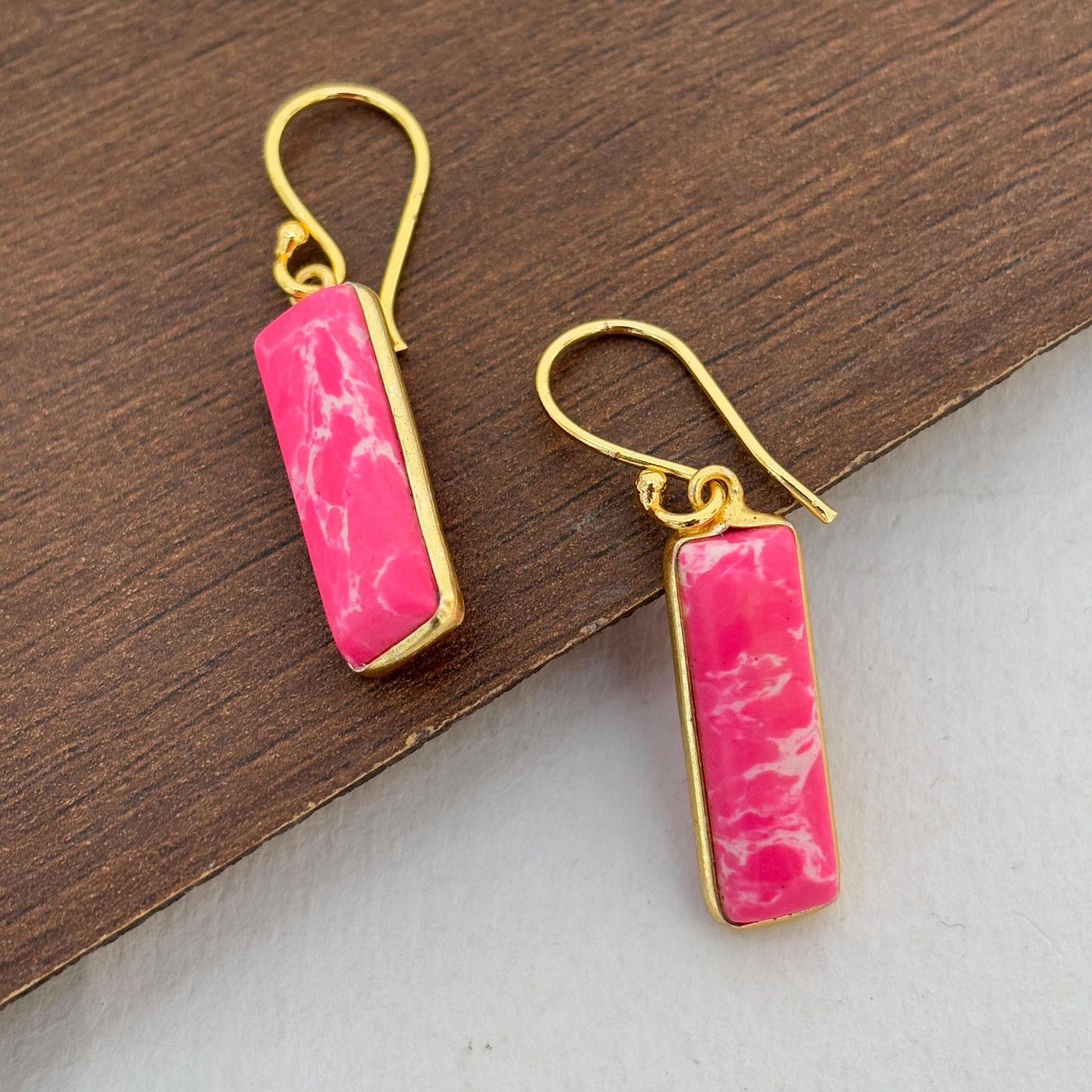 Everyday stone earrings